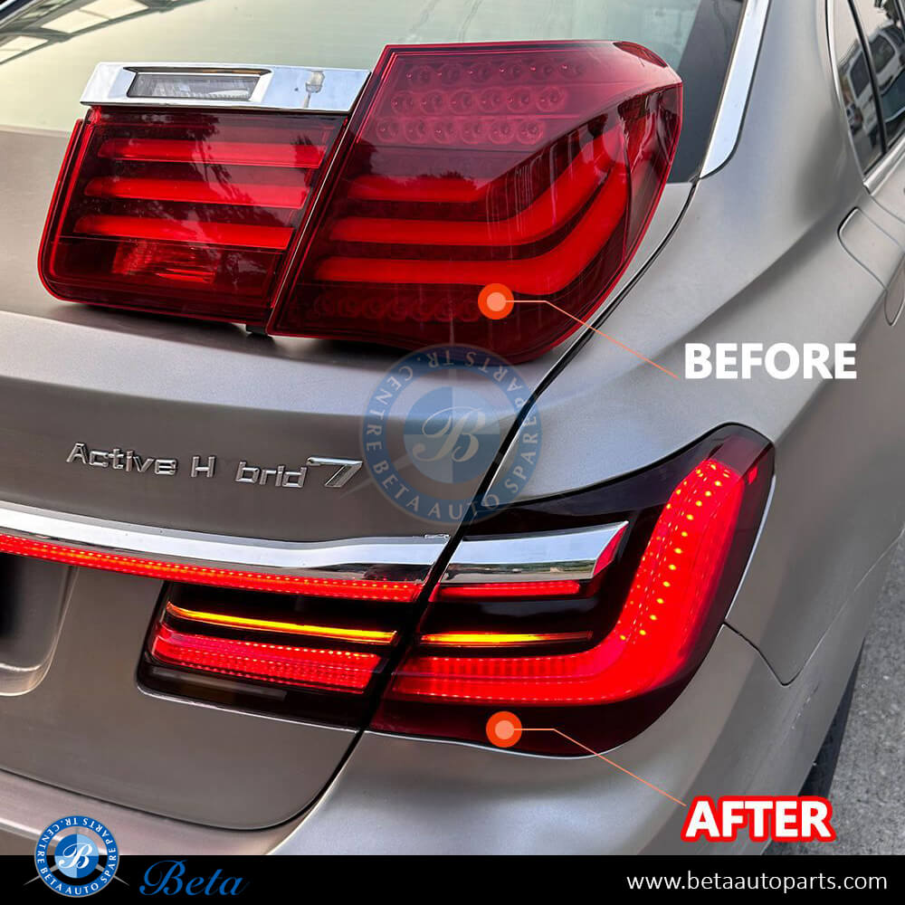 BMW 7 Series F02 Tail Lamps Upgrade to G12 LCI Look BMW 7 Series F02 Tail Lamps Upgrade to G12 LCI Look